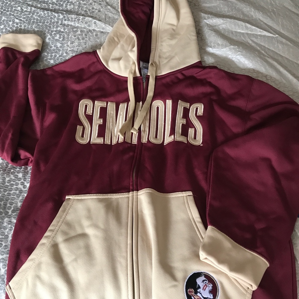 FSU men’s zip up hoodie